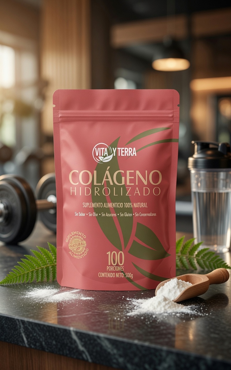 Empaque de Colágeno Hidrolizado Vita y Terra 500g